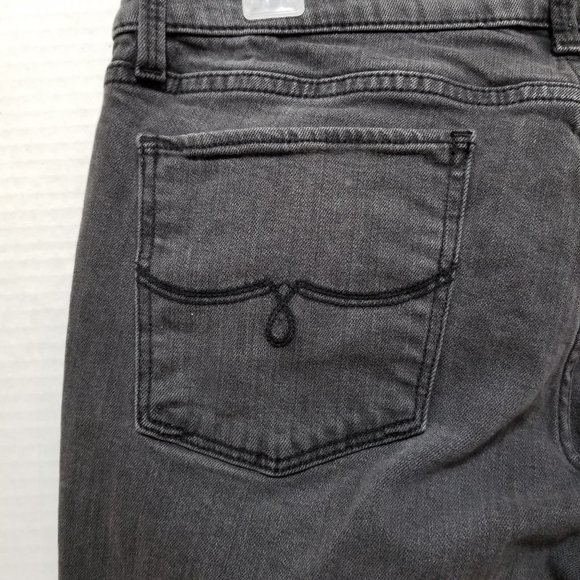 Lucky Brand jeans 10/30 Lolita Shrunken Boot bootcut denim split cuff frayed hem - Picture 10 of 16